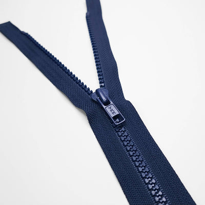 YKK | Open-End Zipper | Molded Plastic | Midnight Blue | #5 | 22'' - 56 cm