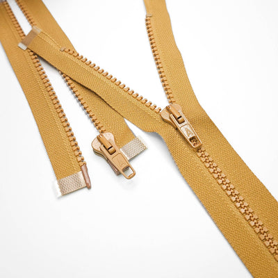 Open-End Zipper | Molded Plastic | Mustard | #5 | 21'' - 53 cm