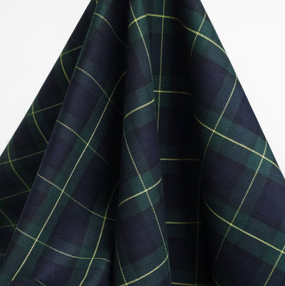 Sevenberry | Classic Plaid Twill | Navy | Robert Kaufman