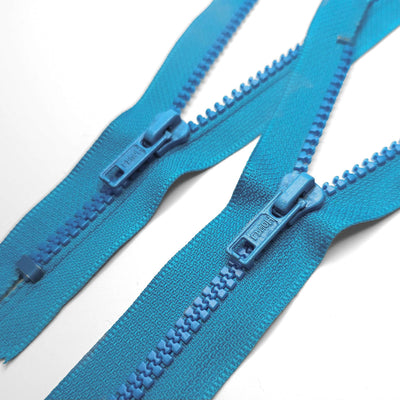 Closed End Zipper | Molded Plastic | Blue | #5 | 6 3/4'' - 17 cm