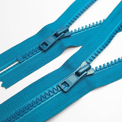 YKK | Closed End Zipper | Molded Plastic | Blue | #5 | 6 3/4'' - 17 cm