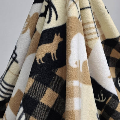 Polar Fleece | Woodland Patchwork