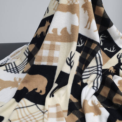 Polar Fleece | Woodland Patchwork