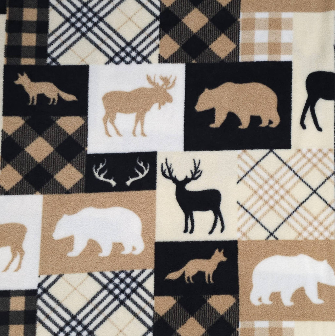 Polar Fleece | Woodland Patchwork