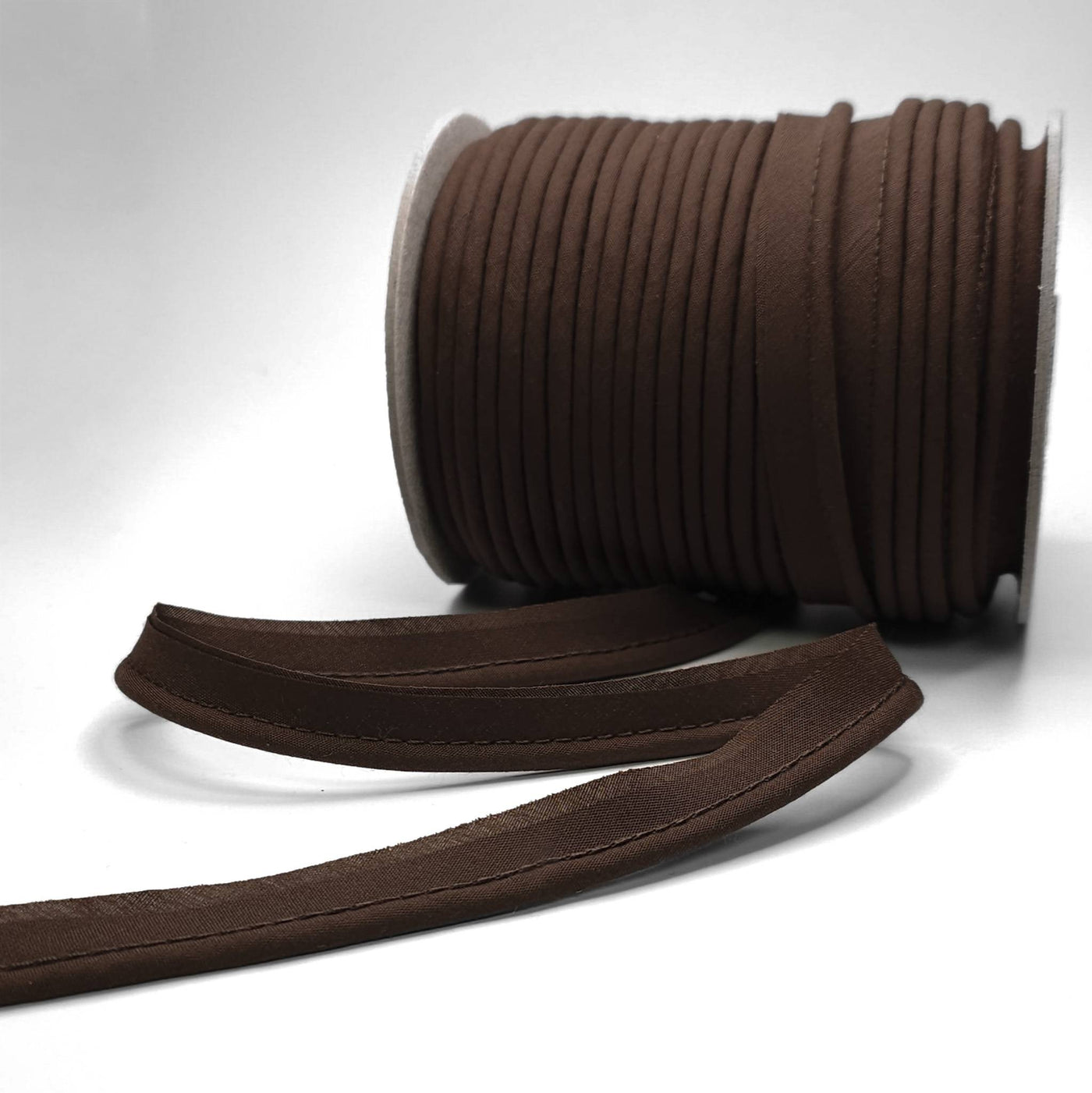 Poly Cotton Piping 4 mm brown