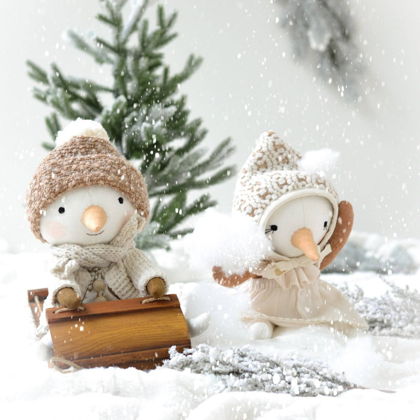 PDF Sewing Pattern | Snowman Doll | Mes Petites Lunes