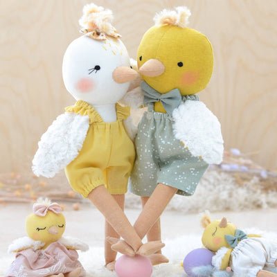 PDF Sewing Pattern | Chick / Chicken doll | Mes Petites Lunes