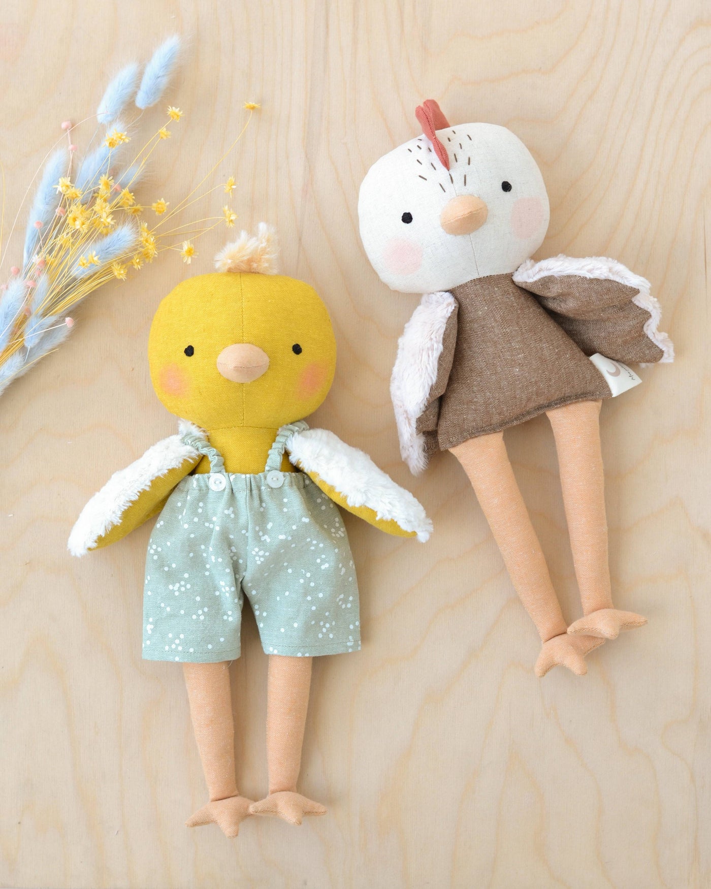 PDF Sewing Pattern | Chick / Chicken doll | Mes Petites Lunes