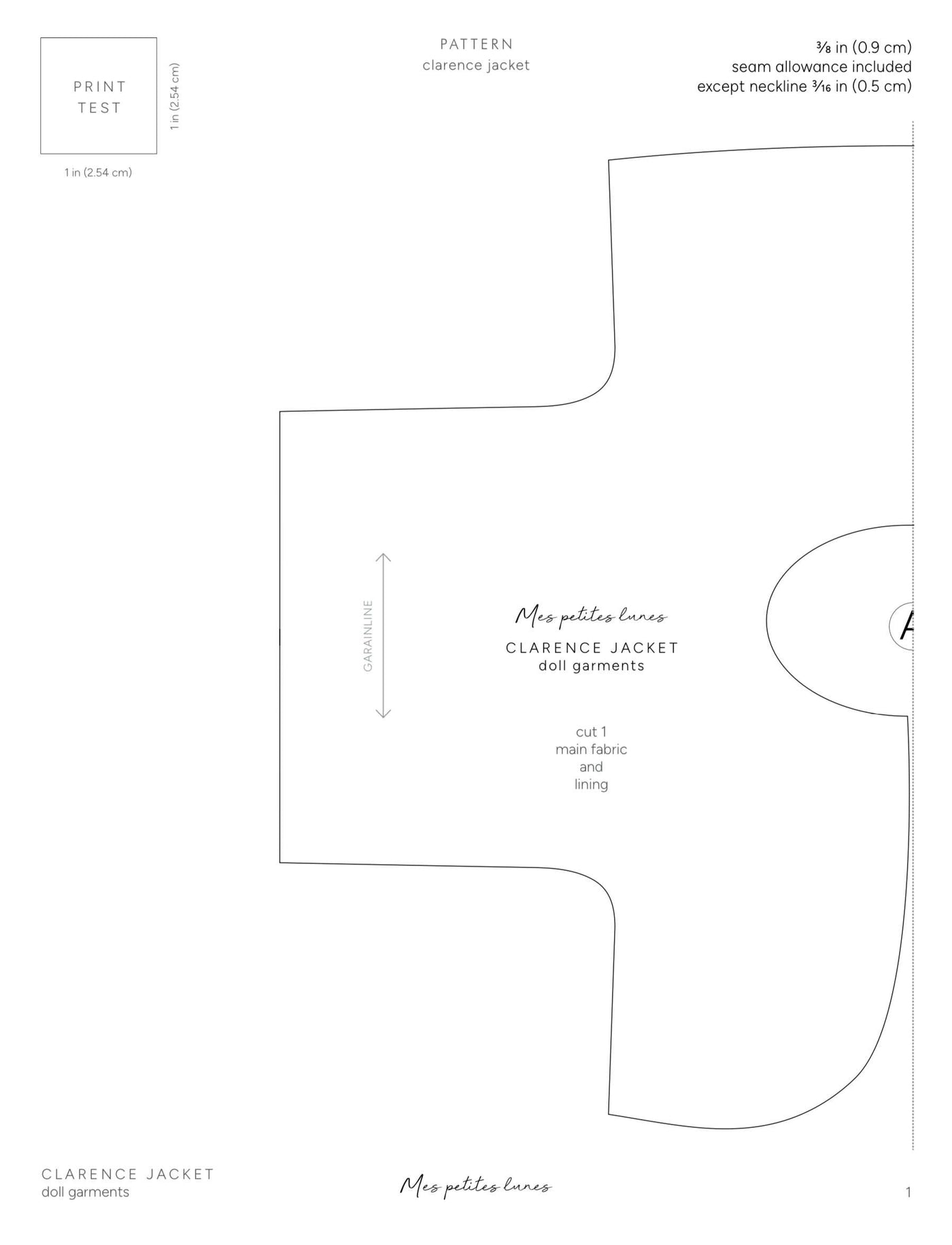 PDF Sewing Pattern | Snowman Doll | Mes Petites Lunes