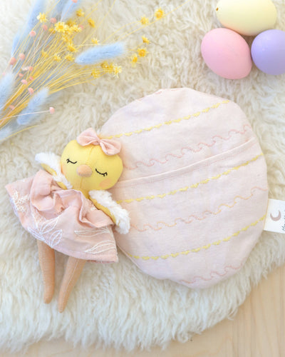 PDF Sewing Pattern | Mini Chick doll + Easter egg bed | Mes Petites Lunes