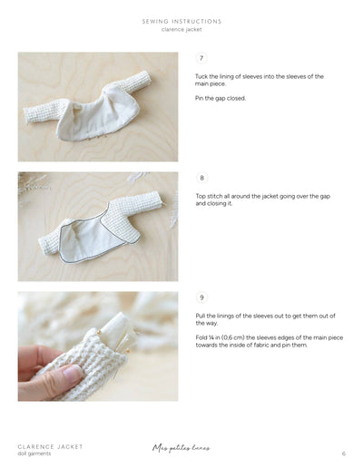 PDF Sewing Pattern | Snowman Doll | Mes Petites Lunes