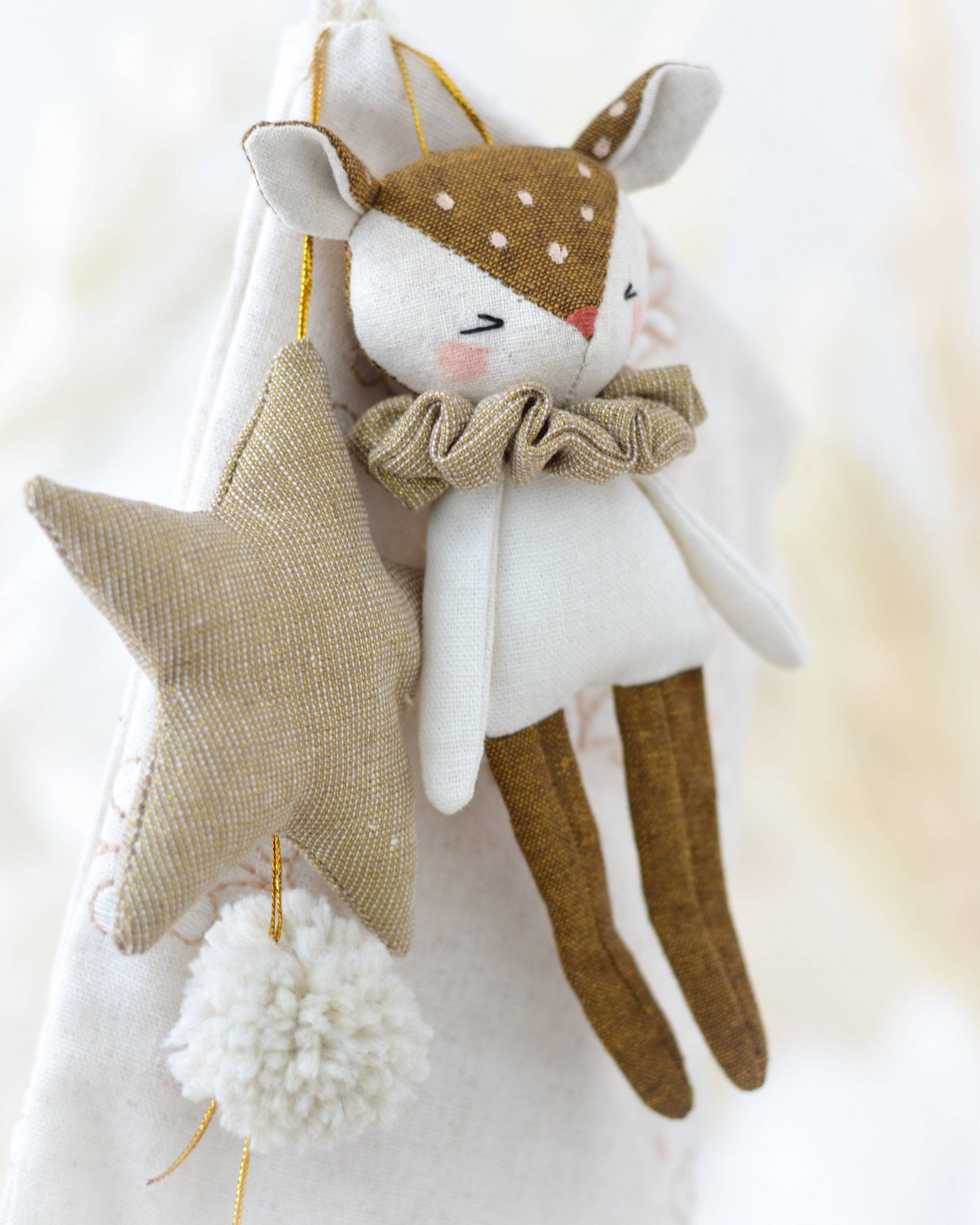 PDF Sewing Pattern | Christmas Stocking with Ornements | Mes Petites Lunes