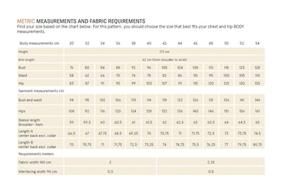 PDF Sewing Pattern | Artist Jacket | Wardrobe by Me