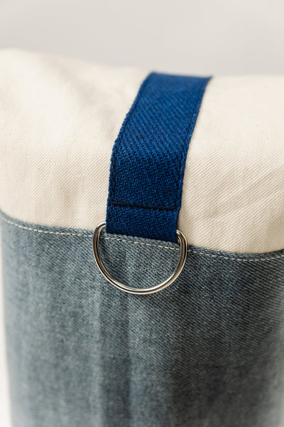 Yoga mat bag with a detachable strap sewing pattern