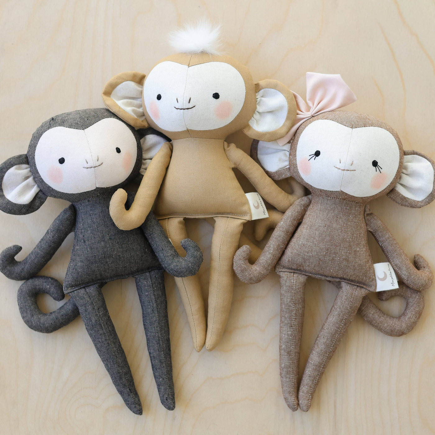 PDF Sewing Pattern | Monkey Soft Toy | Mes Petites Lunes