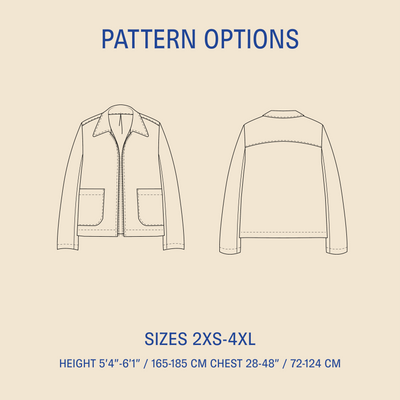 Bear jacket sewing pattern Wardrobe By Me