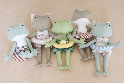 PDF Sewing Pattern | Frog Soft Toy | Mes Petites Lunes 