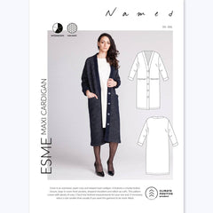 PDF Sewing Pattern | Esme maxi cardigan | Named Clothing