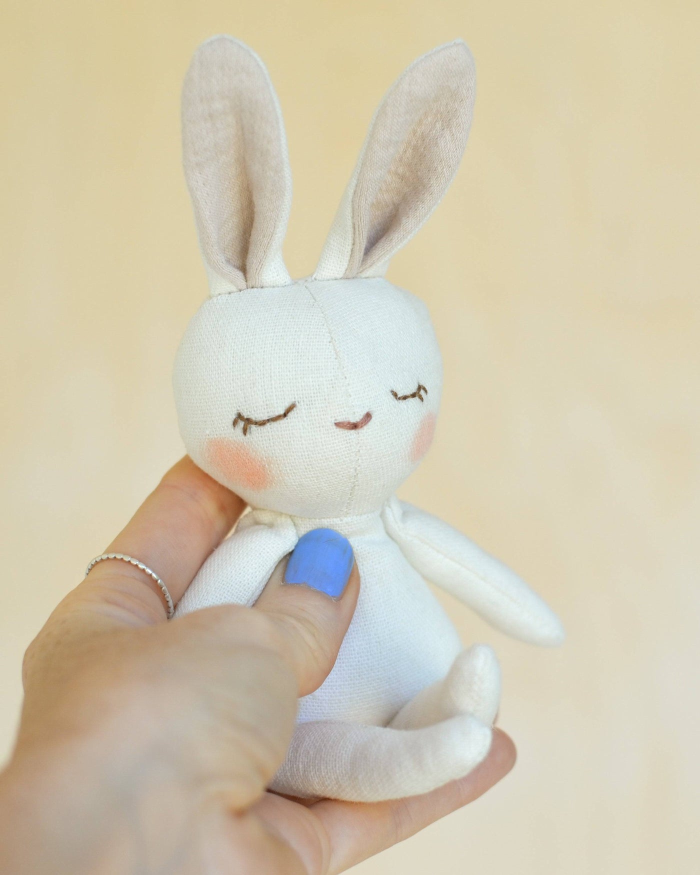 PDF Sewing Pattern | Bunny Stuffed Animal + Carrot Bed | Mes Petites Lunes 
