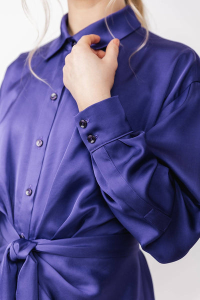 PDF Sewing Pattern | Ilta Ruched Shirt Dress | Named Clothing 