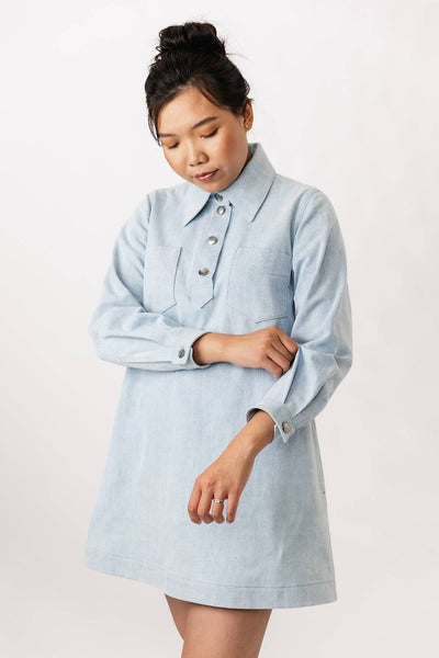 PDF Sewing Pattern | Loviisa Denim Dress | Named Clothing