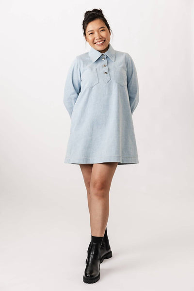 PDF Sewing Pattern | Loviisa Denim Dress | Named Clothing