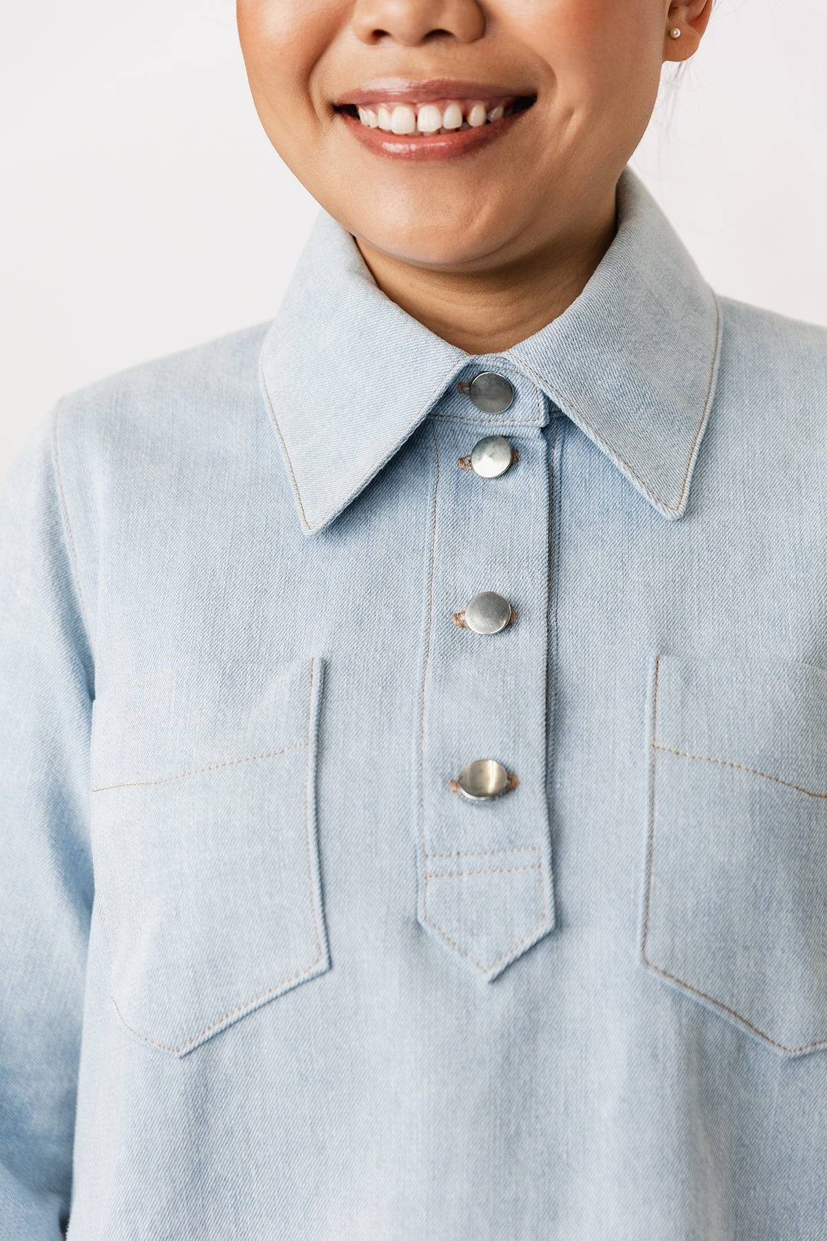 PDF Sewing Pattern | Loviisa Denim Dress | Named Clothing