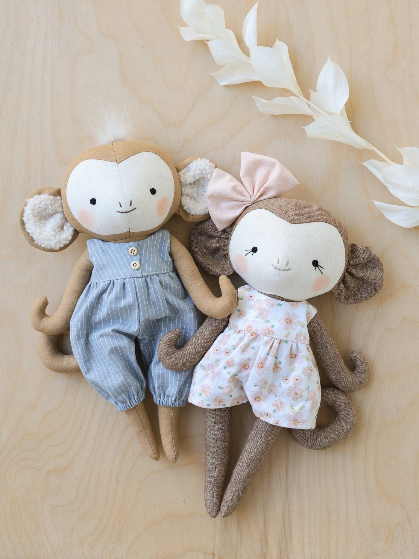 PDF Sewing Pattern | Monkey Soft Toy | Mes Petites Lunes