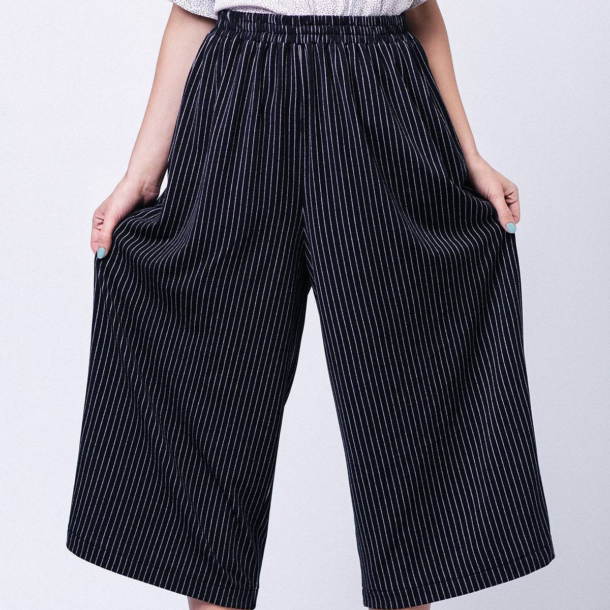 PDF Sewing Pattern | Ninni Elastic Waist Culottes | Named Clothing