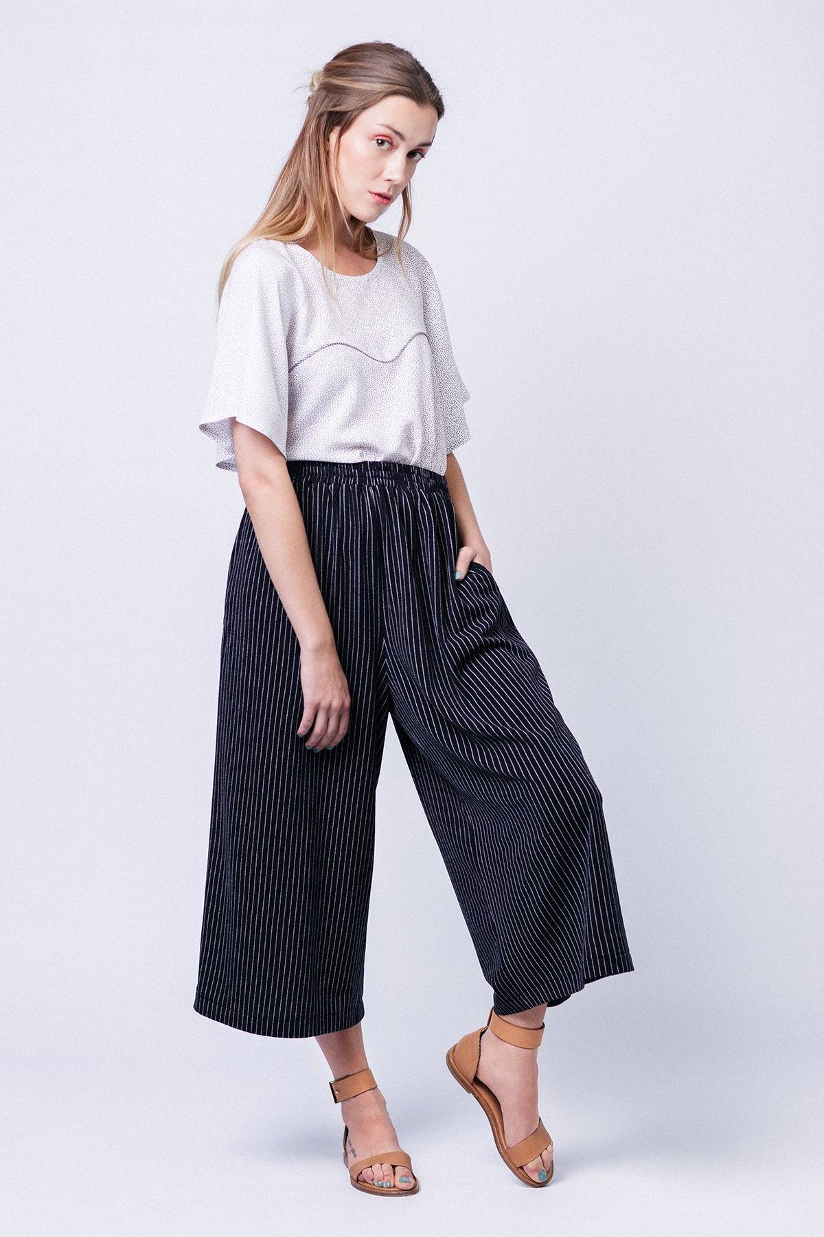 PDF Sewing Pattern | Ninni Elastic Waist Culottes | Named Clothing