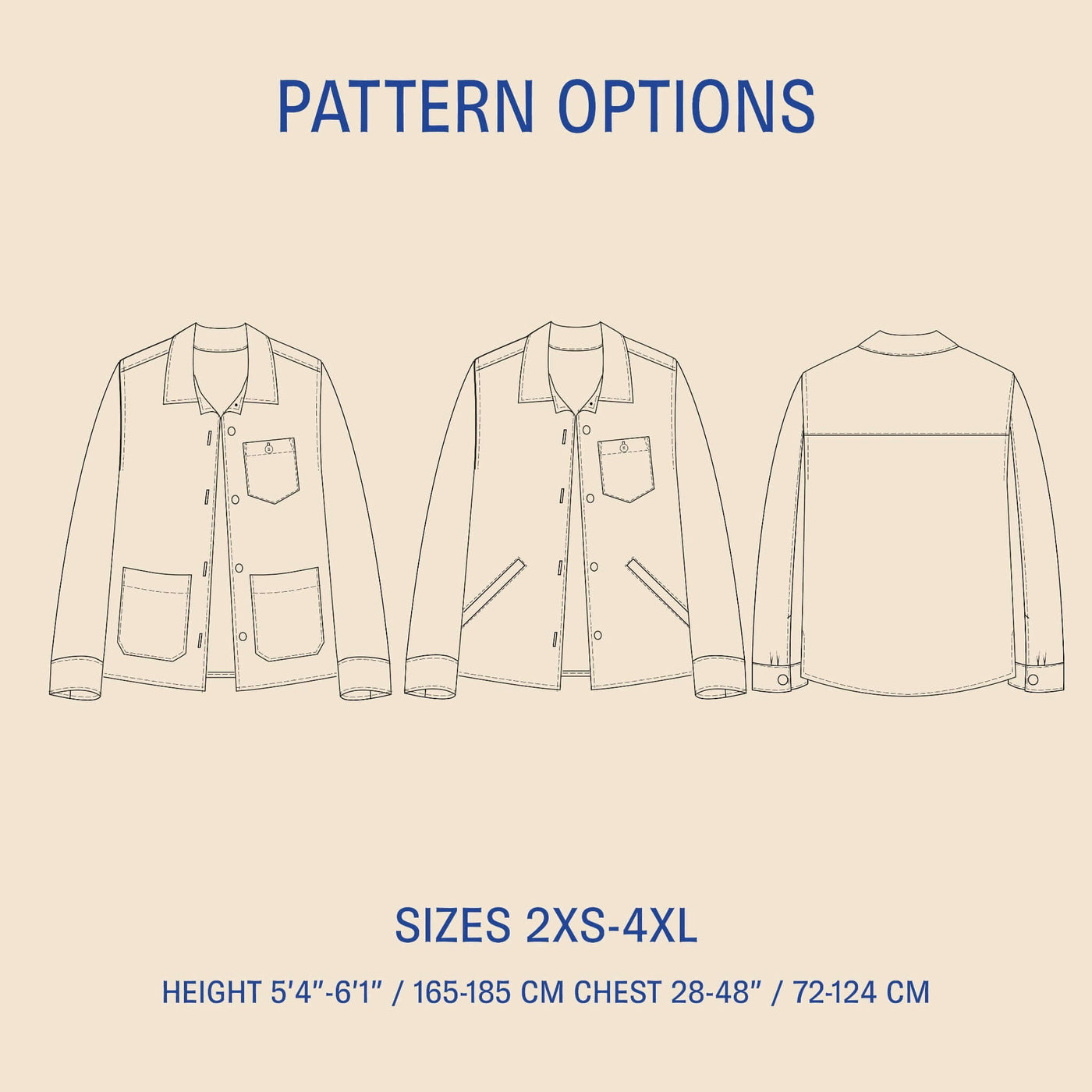PDF Sewing Pattern | Overshirt | Wardrobe by Me 