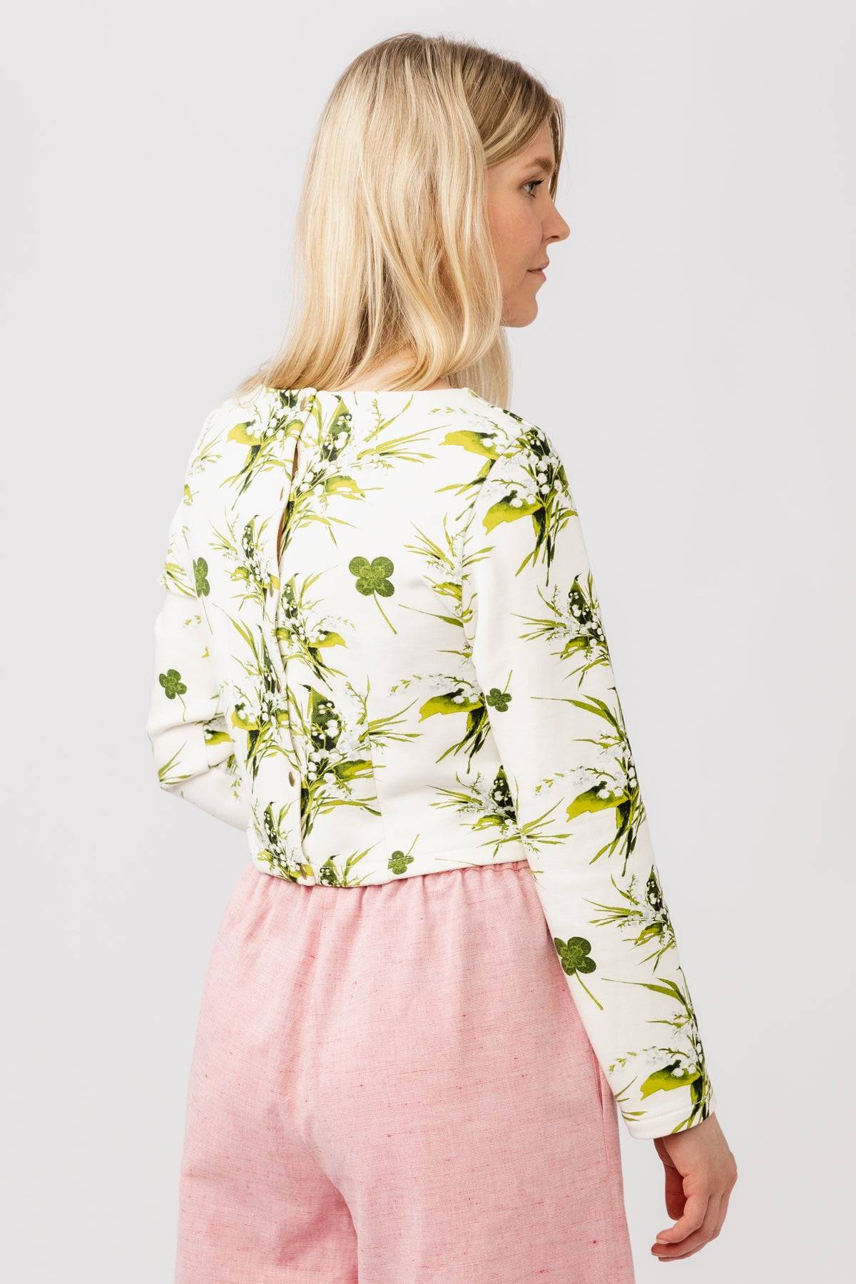 PDF Sewing Pattern | Kanerva Button-Back Tee | Named Clothing