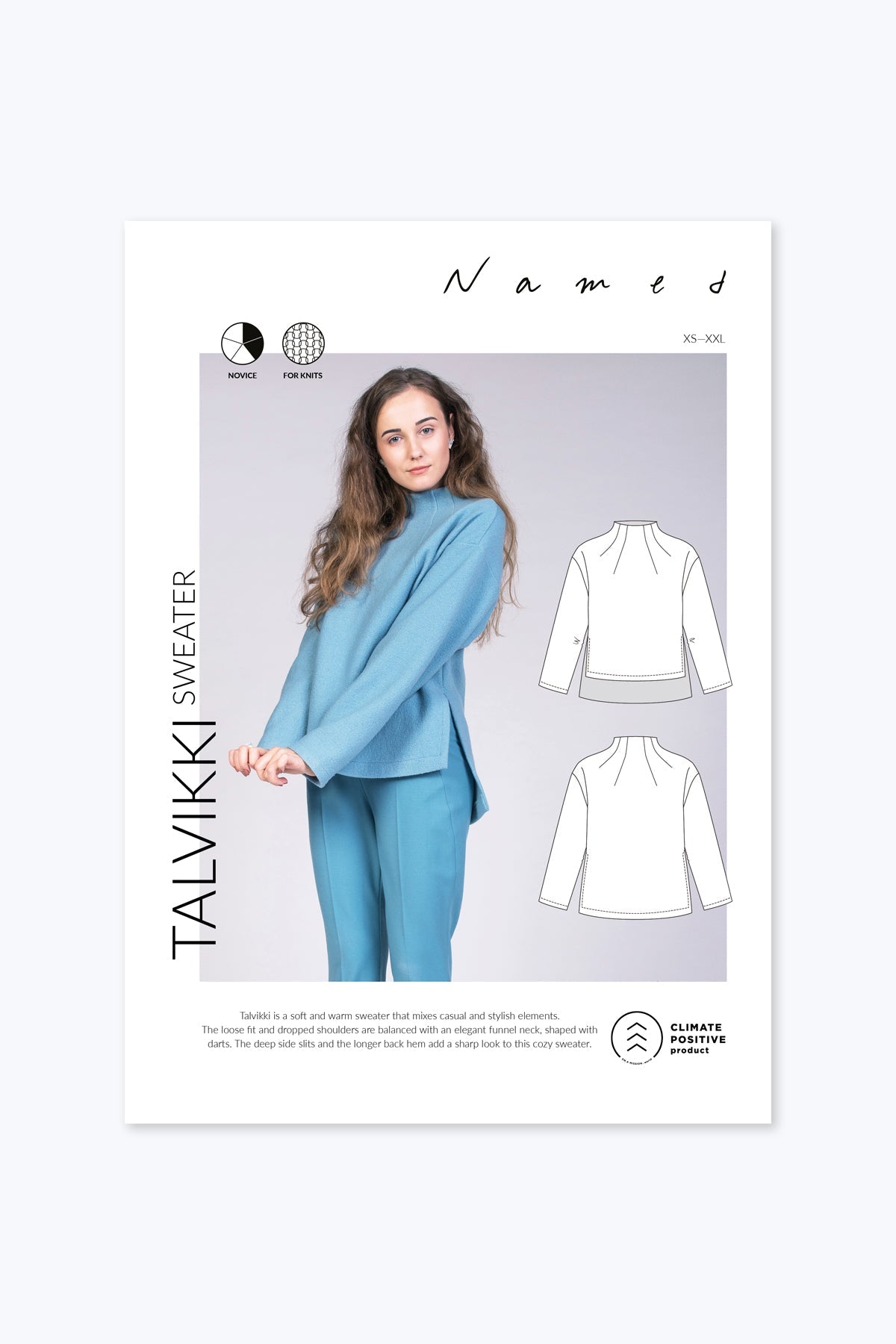 PDF Pattern | Talvikki Sweater | Named Clothing