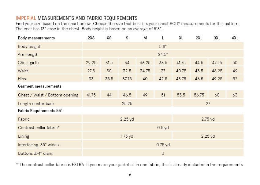 PDF Sewing Pattern | Car Coat | Wardrobe by Me