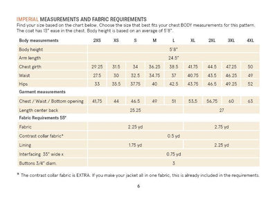 PDF Sewing Pattern | Car Coat | Wardrobe by Me