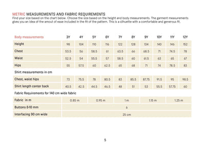 PDF Sewing Pattern | Kids Mini Jensen Shirt | Wardrobe by Me