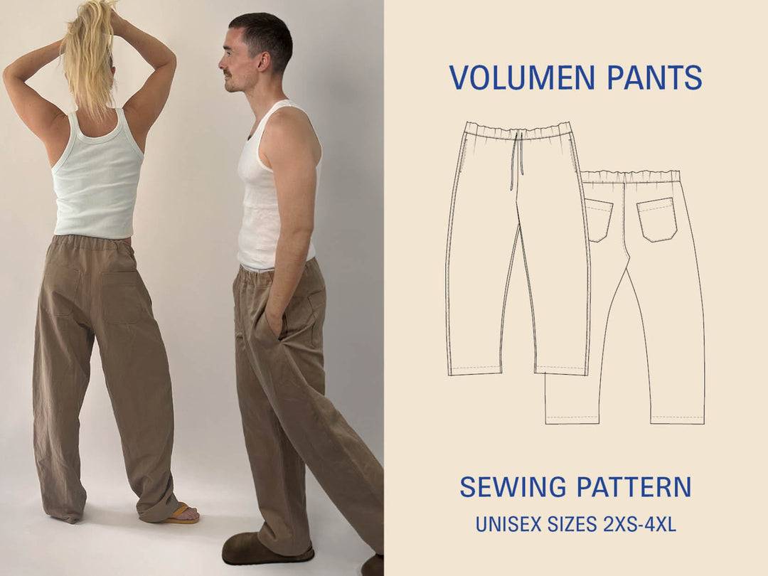 PDF Sewing Pattern | UNISEX Volume Pants | Wardrobe by Me
