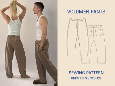PDF Sewing Pattern | UNISEX Volume Pants | Wardrobe by Me