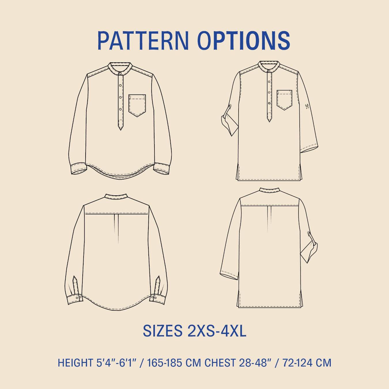 PDF Sewing Pattern | Tunic | Wardrobe by Me 