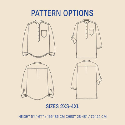 PDF Sewing Pattern | Tunic | Wardrobe by Me 