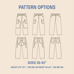 PDF Sewing Pattern | Wilderness pants | Unisex | Wardrobe by Me