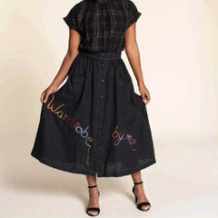 PDF Sewing Pattern | Front Button Skirt | Wardrobe by Me