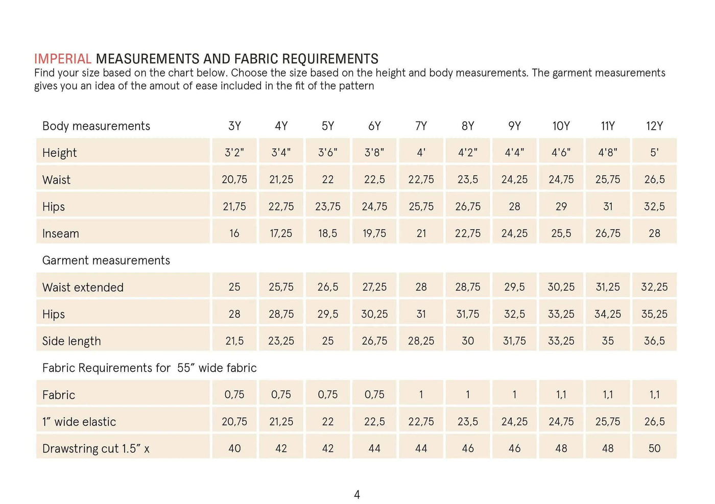 PDF Sewing Pattern | Kids Pajama Pants | Wardrobe by Me