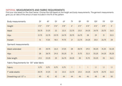 PDF Sewing Pattern | Kids Pajama Pants | Wardrobe by Me