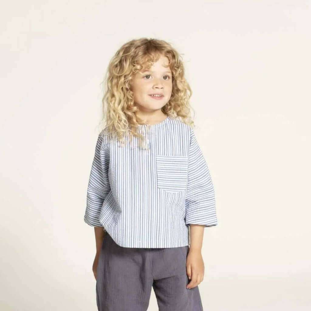 PDF Sewing Pattern | Kids Una Shirt | Wardrobe by Me