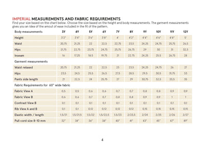 PDF Sewing Pattern | Kids Sweatpants | Wardrobe by Me