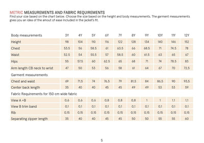 PDF Sewing Pattern | Kid's Zipper Jacket | Wardrobe by Me