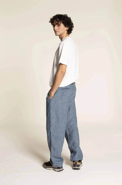 PDF Sewing Pattern | Men's Pleated Pants | Wardrobe by Me
