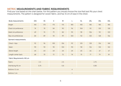 Overshirt sewing pattern Wardrobe By Me
