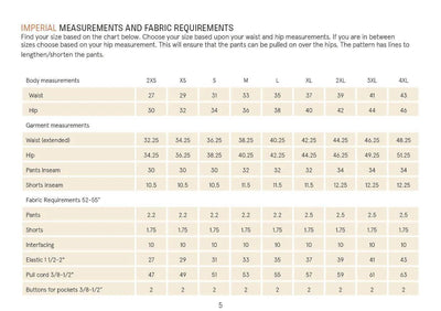 PDF Sewing Pattern | Summer pants | Wardrobe by Me